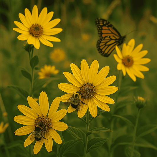 Wildcraft Wednesday: New England Sunflower in Wisconsin